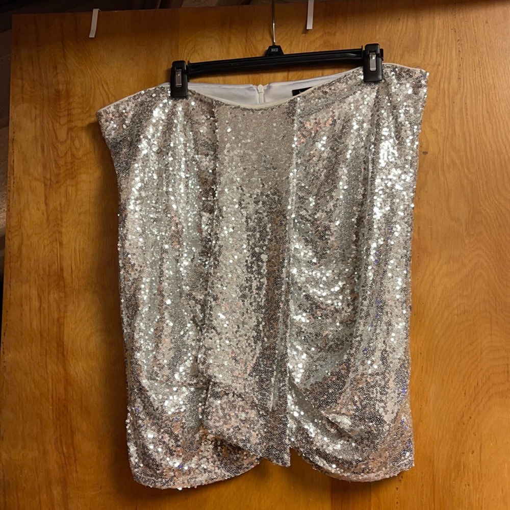 Boohoo Sequin Mini-skirt